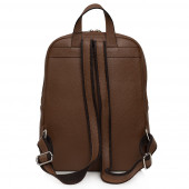 Rucsac laptop 14 inch din piele naturala DiAmanti Rovereto Cuoio Scuro